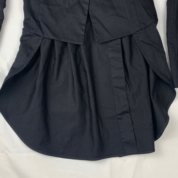 Widow size small lip service black blazer tail coat goth step in time - Picture 4 of 12